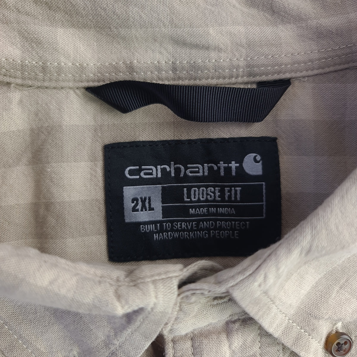 Carhartt Loose Fit Short Sleeve Check Shirt