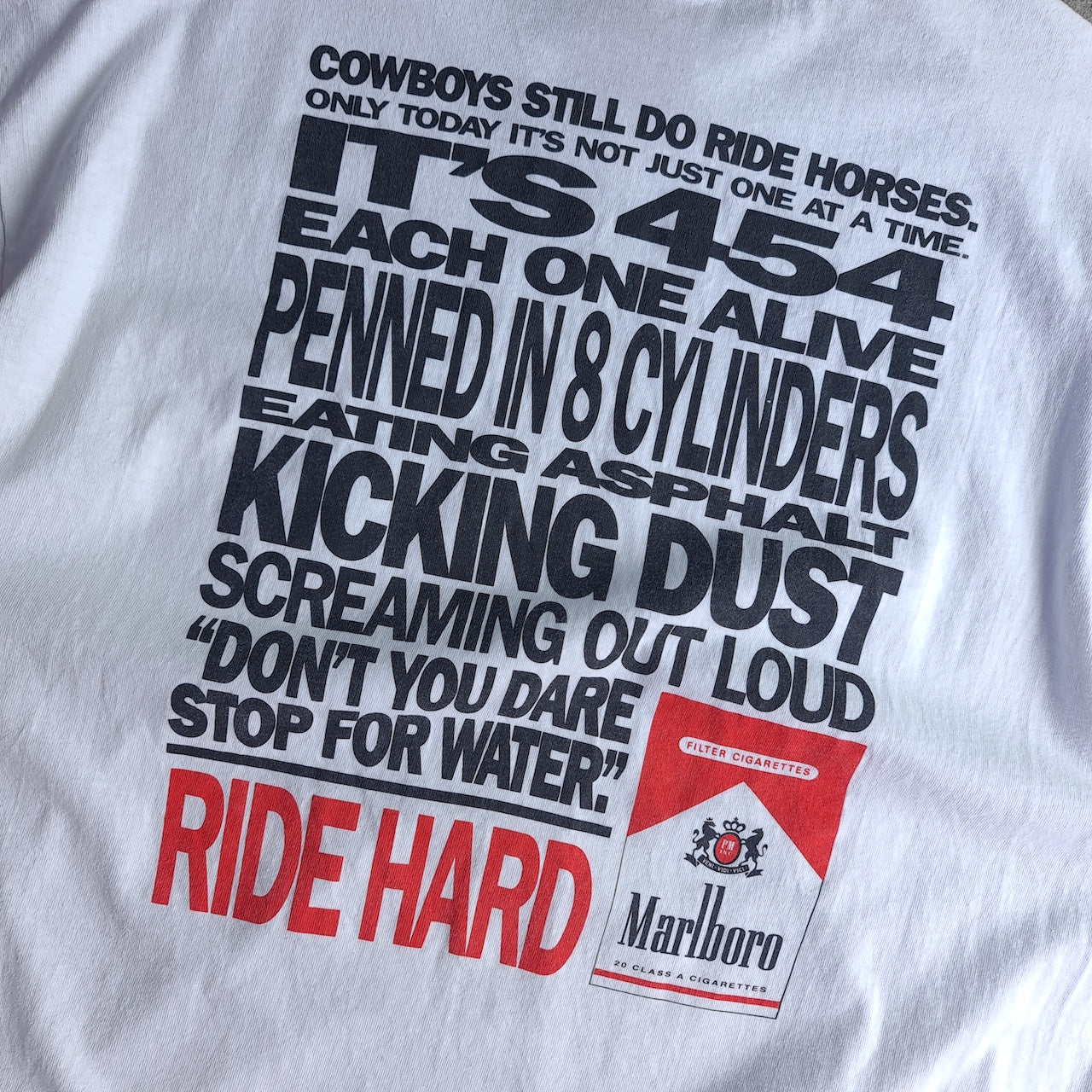 Vintage 90s Marlboro Country Store Ride Hard T-Shirt