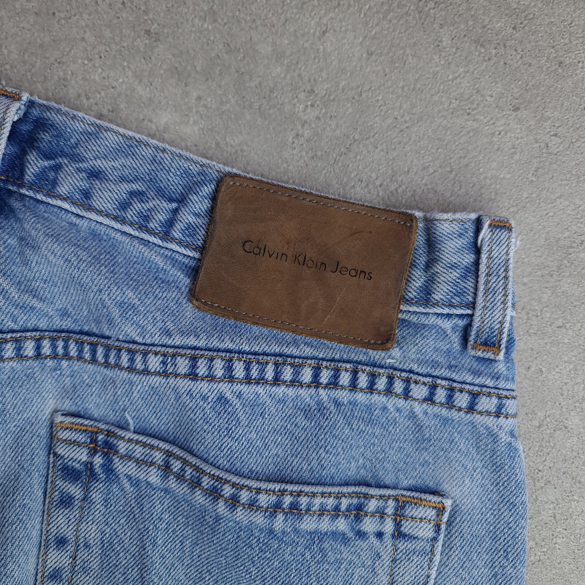 Vintage 90s Calvin Klein Light Wash High Wai Straight Leg Jeans
