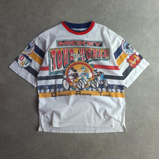 Rare 90s Disney Racing Team Tour The Wo T-Shirt