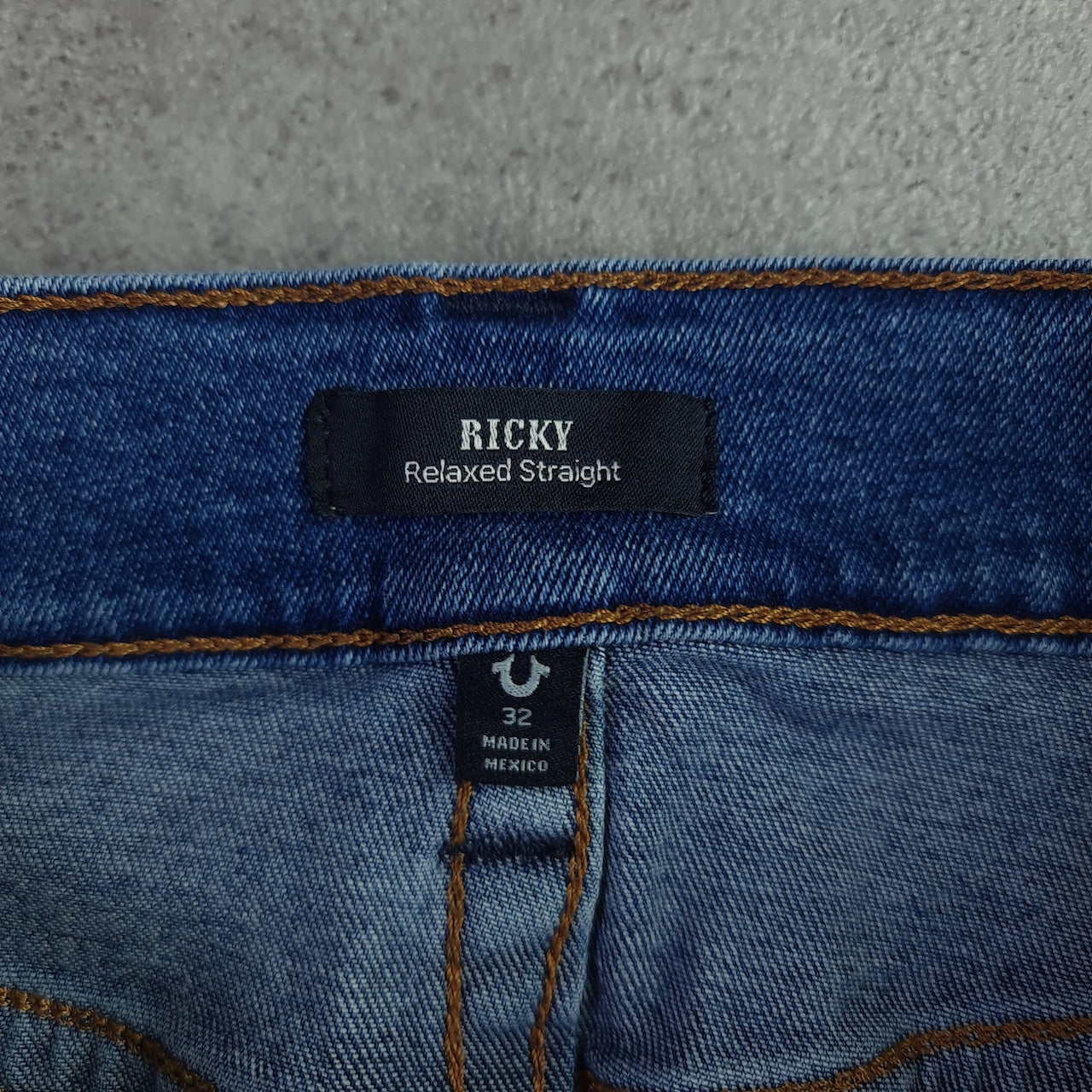 Y2K True Religion Ricky Relaxed Straight Jeans