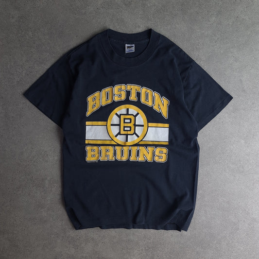 Vintage 1988 Trench Boston Bruins Logo T-Shirt