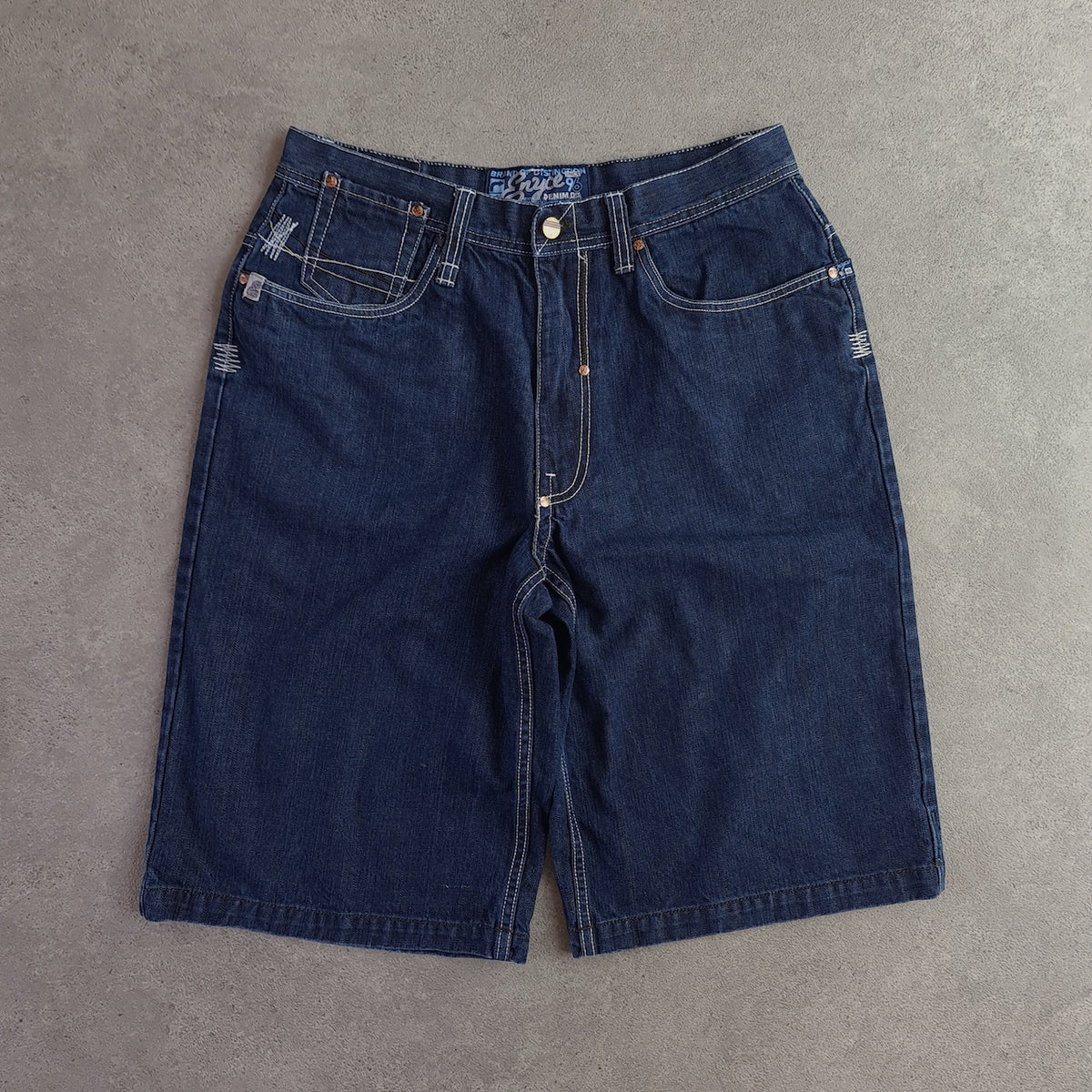 Vintage Y2K Enyce Baggy Embroidered Denim Jorts