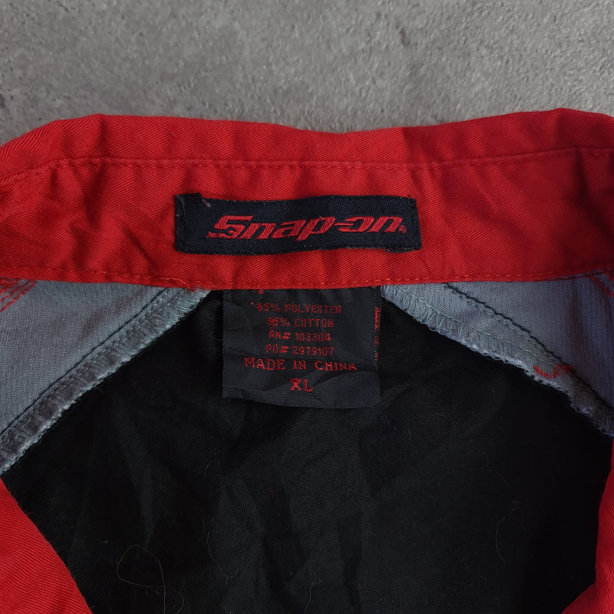 Snap On Racing Short Sleeve Work Shirt