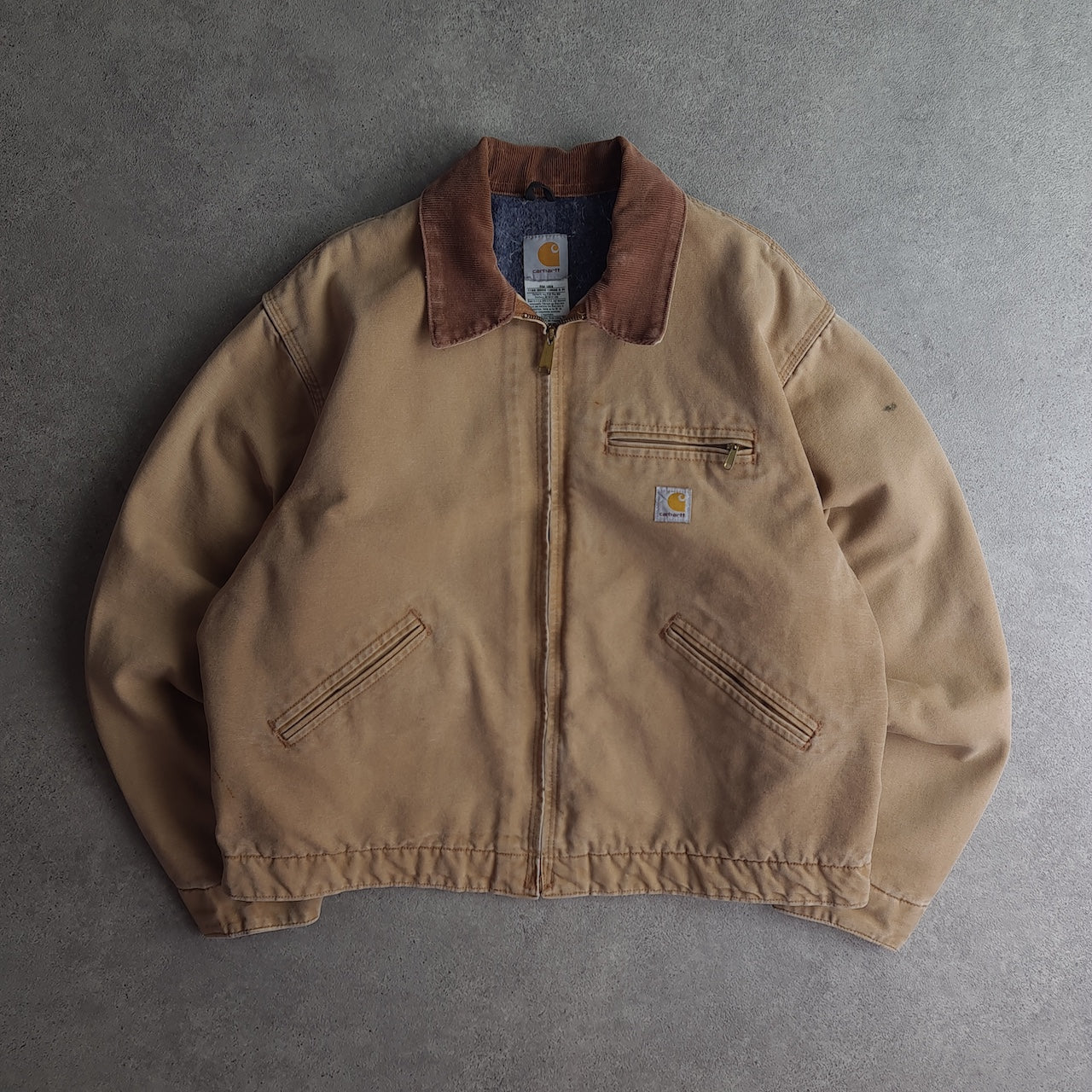 Vintage Carhartt J01 BRN Detroit Jacket