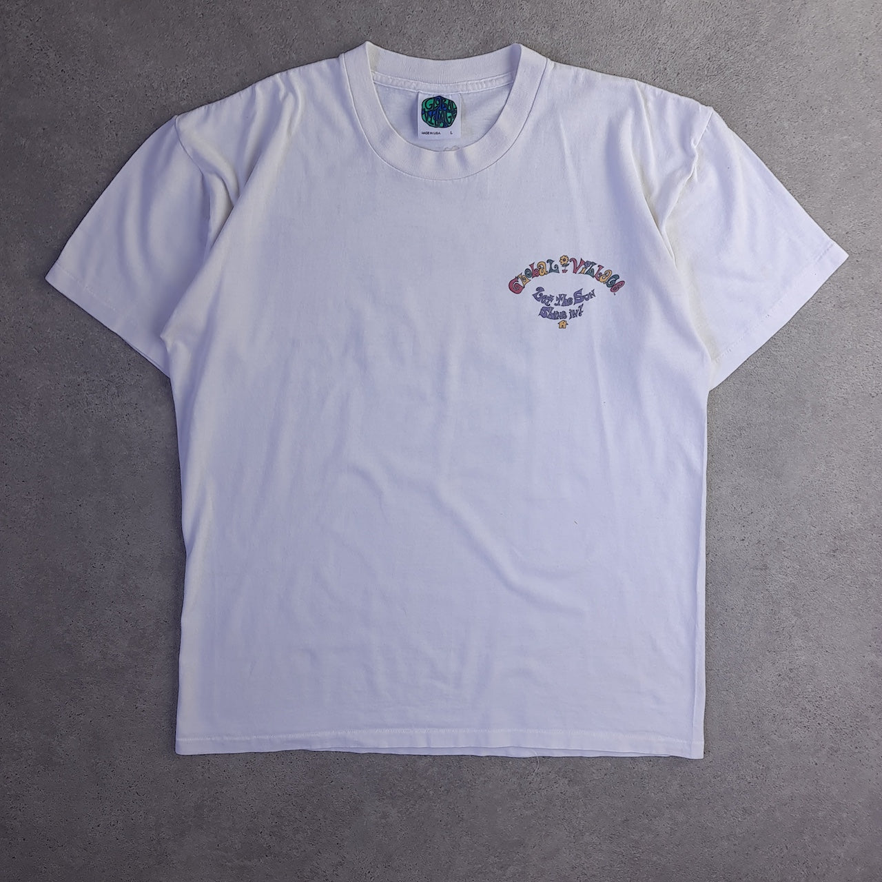 Vintage Global Village Let the Sun Shine in Single Stitch Back Print T-Shirt