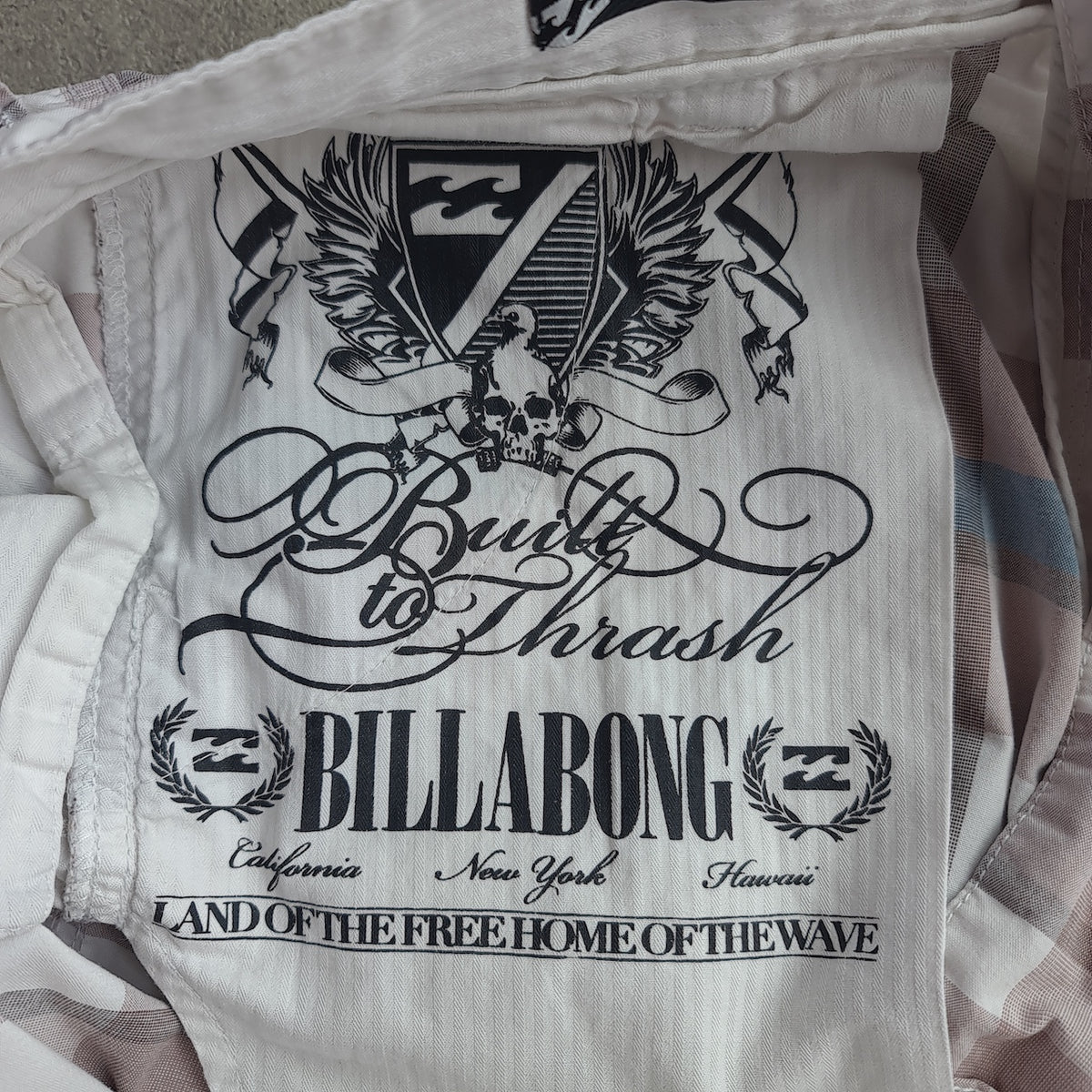 Vintage Y2K Billabong Doozer Checked Cargo Shorts