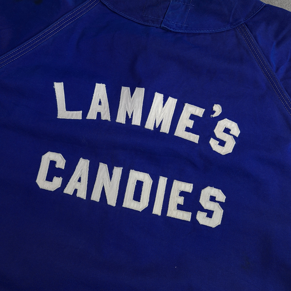 Vintage 50s/60s Cramerton Post Office Lammes Candies Baseball Jersey