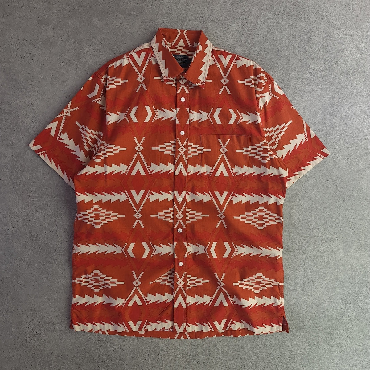 Pendleton Aztec Pattern Short Sleeve Shirt