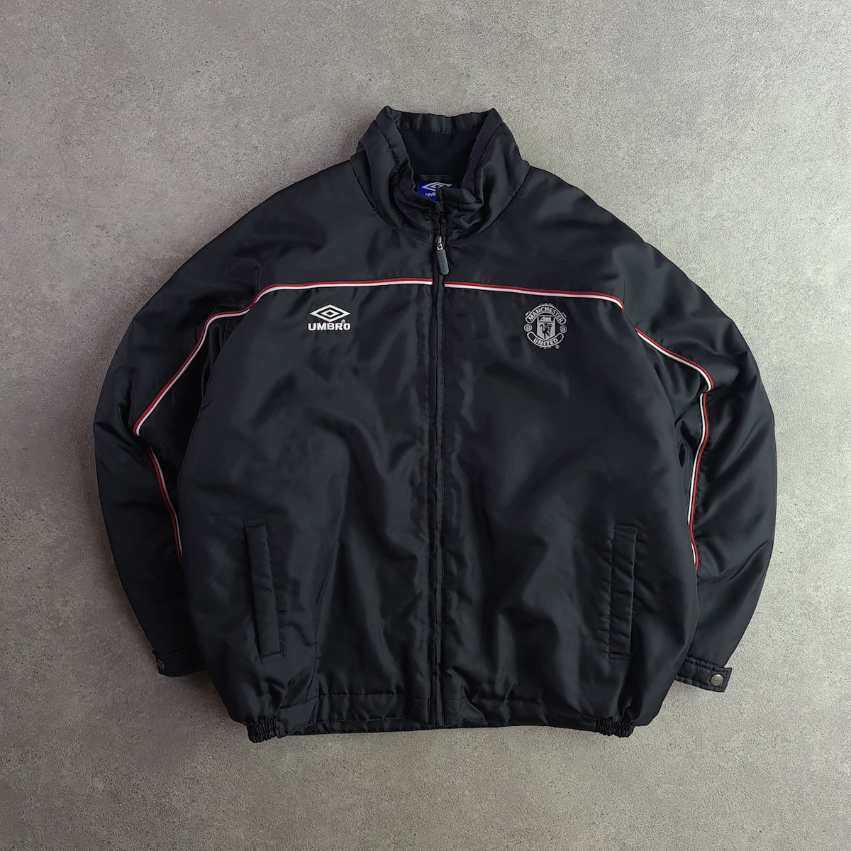 Vintage Umbro 1998-2000 Manchester United Padded Training Jacket