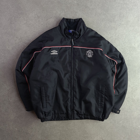 Vintage Umbro 1998-2000 Manchester United Padded Training Jacket