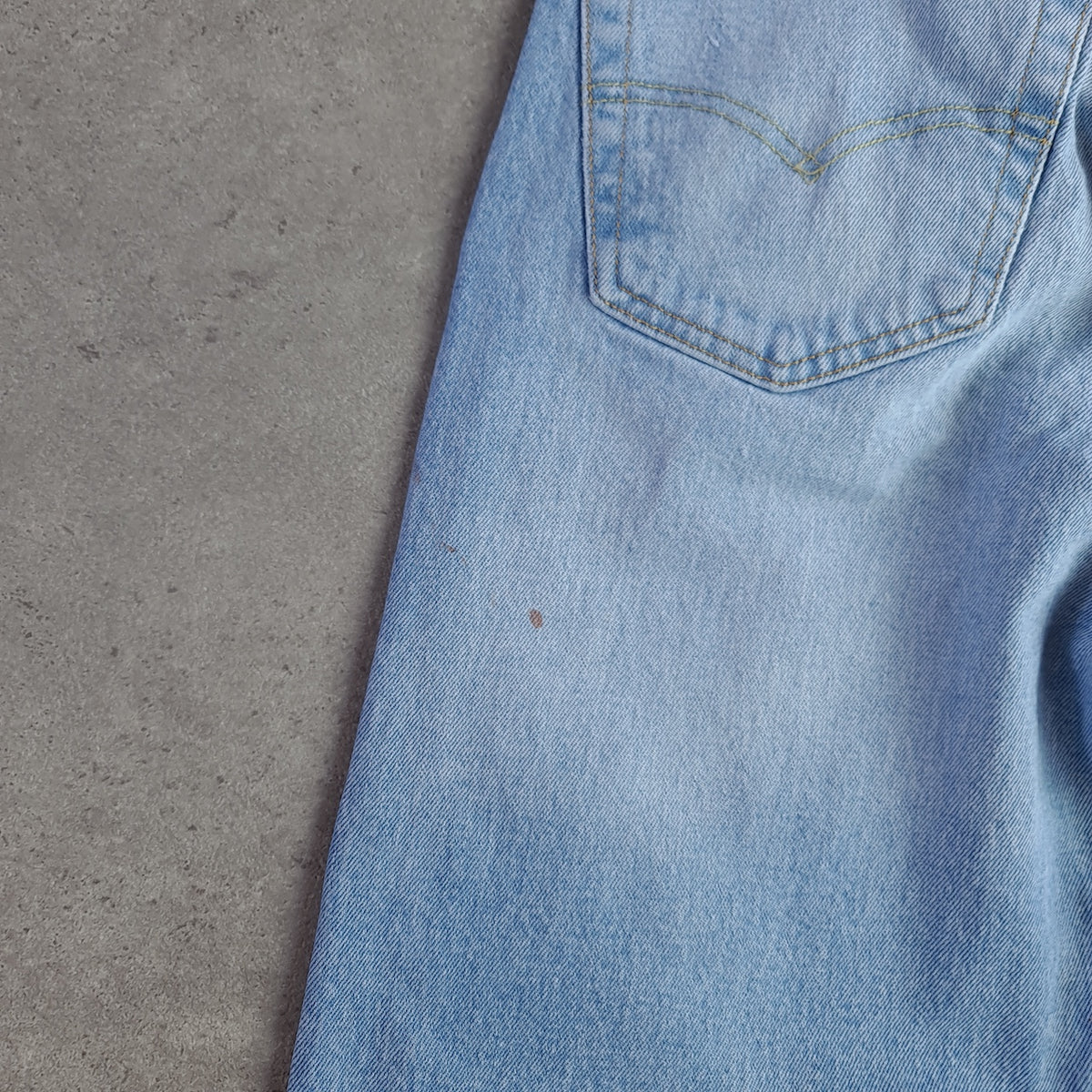 Levi's 501 Distressed Light Wash Jeans