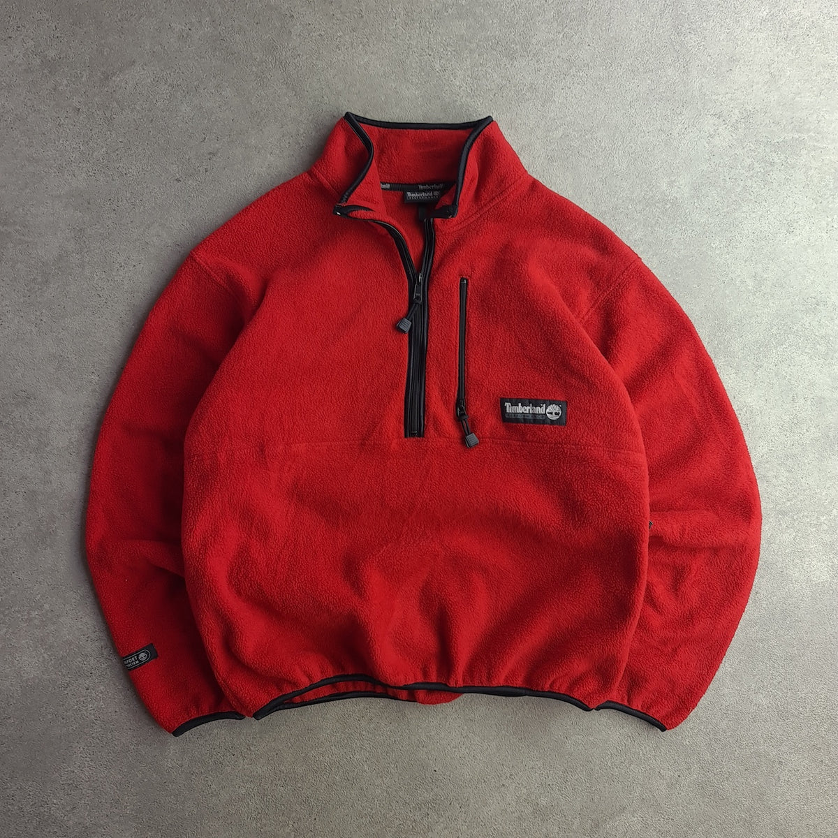 Vintage Timberland Performance Polartec Half Zip Fleece