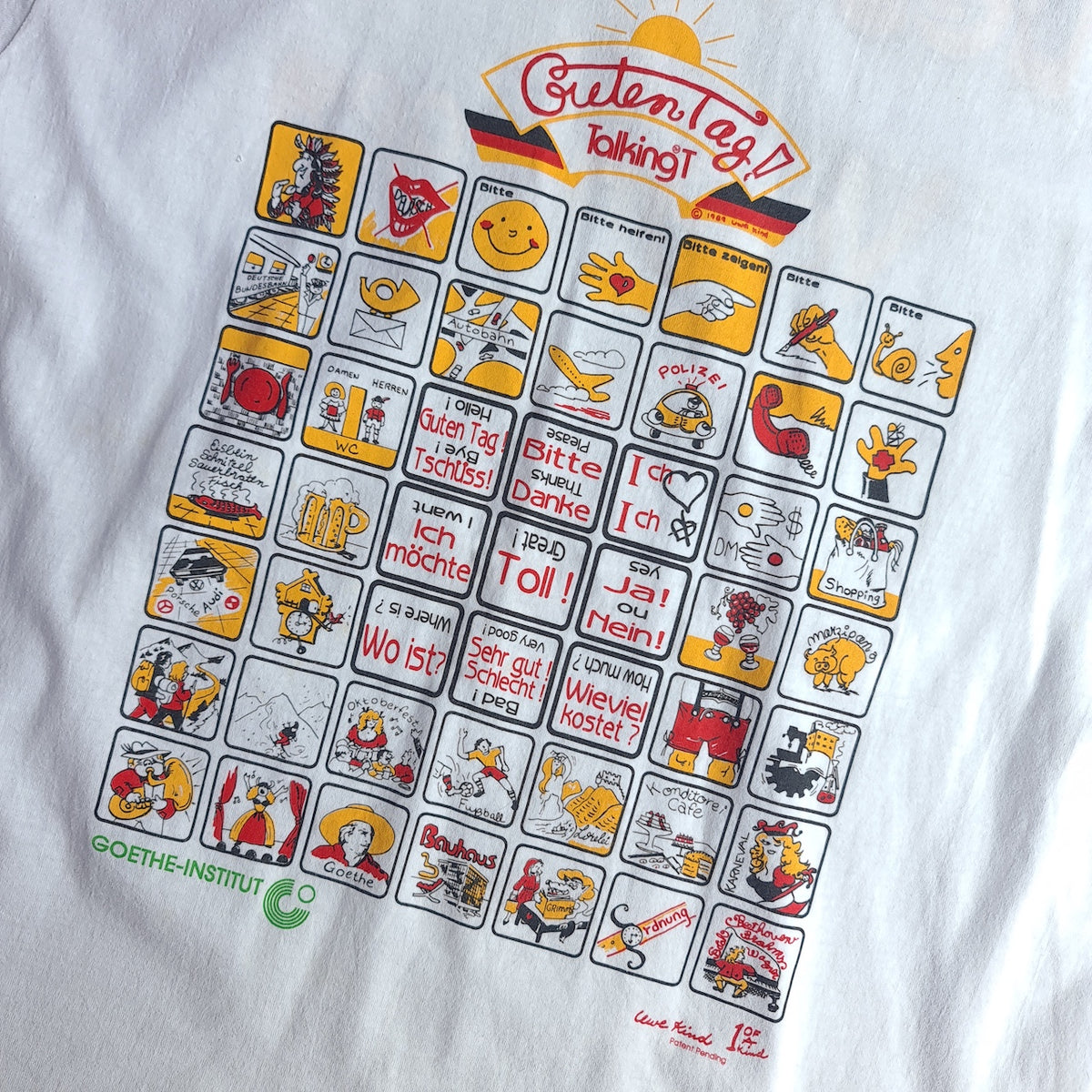 Vintage 80s Guten Tag TalkingT T-Shirt