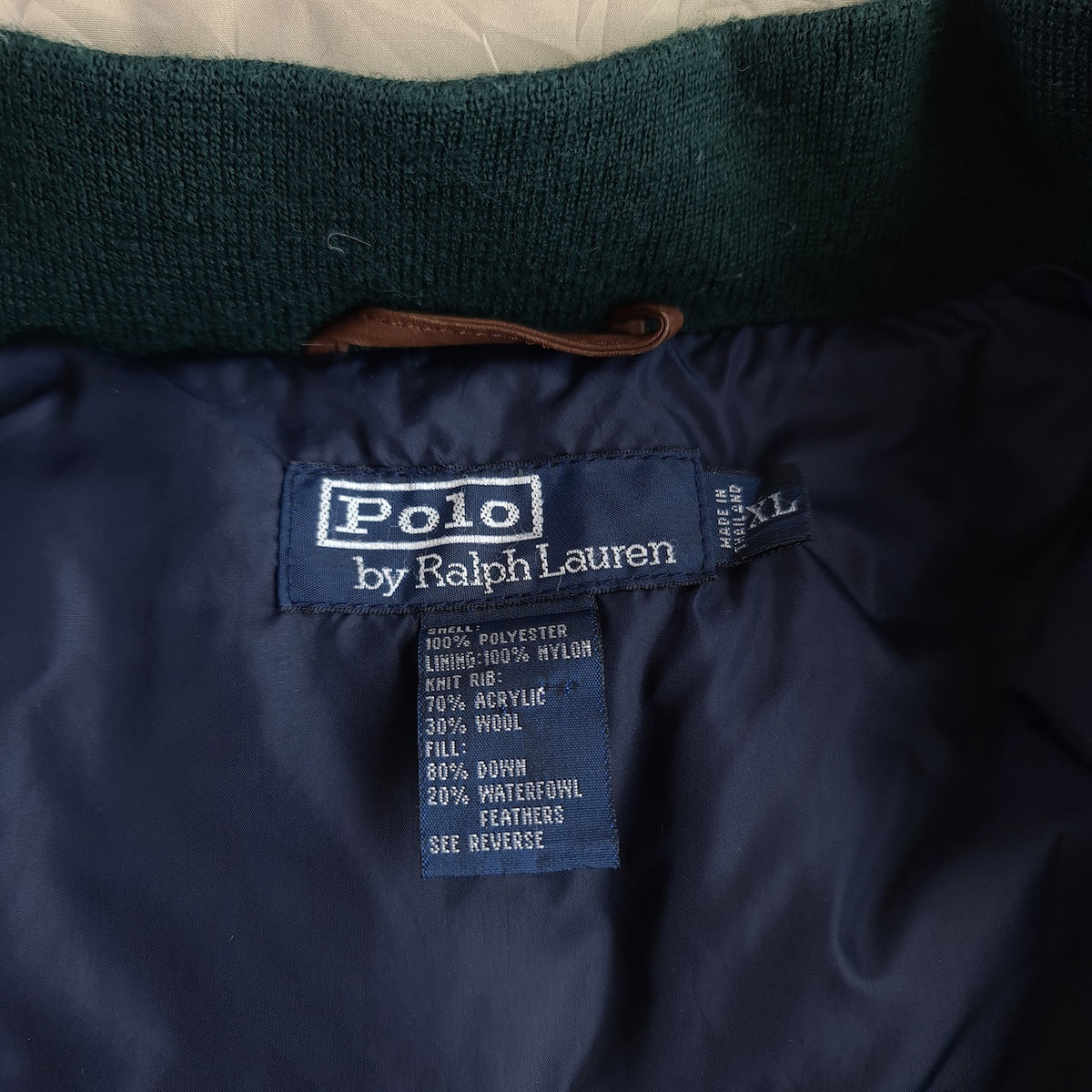 Vintage Polo Ralph Lauren Down Puffer Jacket