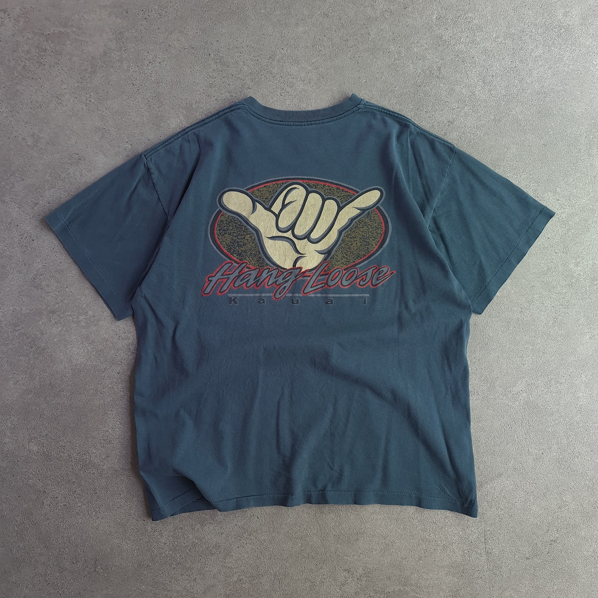 Vintage Hang Loose Kauai Back Print T-Shirt