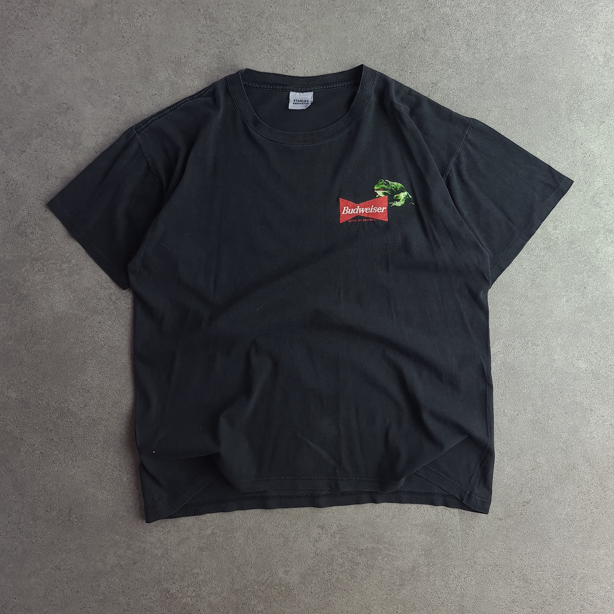 Vintage 1995 Budweiser Stanley Desantis Frog T-Shirt