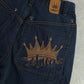Vintage Y2K JNCO Red Label Embroidered Carpenter Denim Jorts