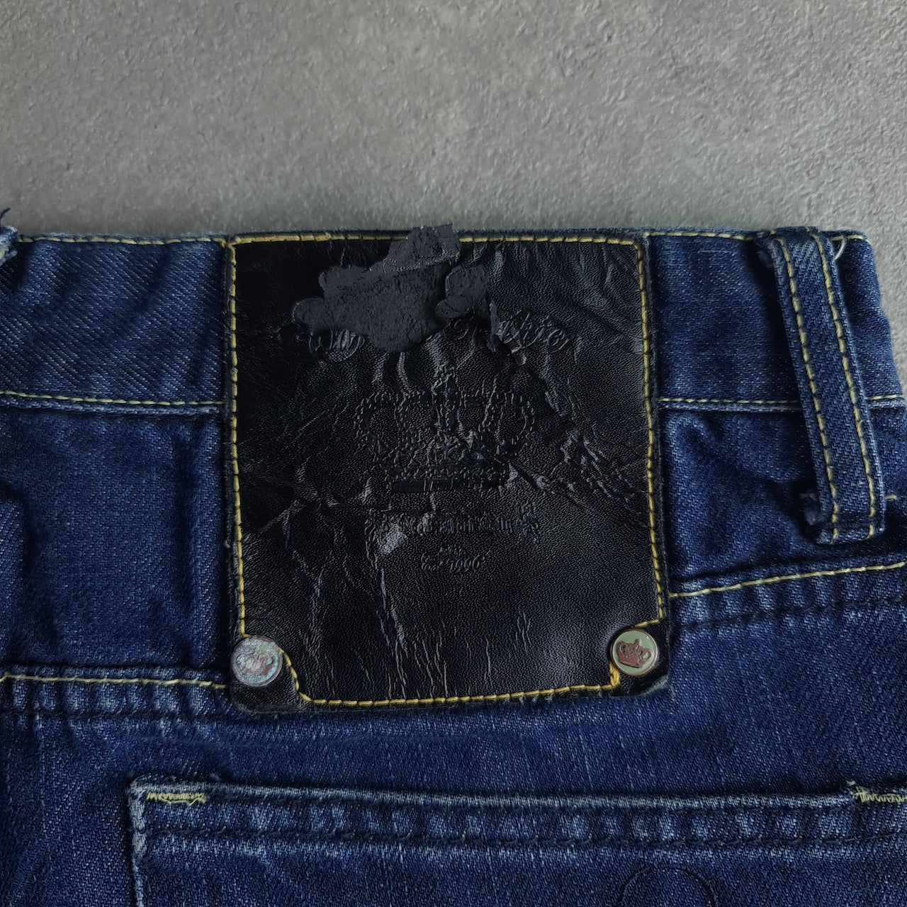 Y2K Varcity Clothiers Denim Jorts