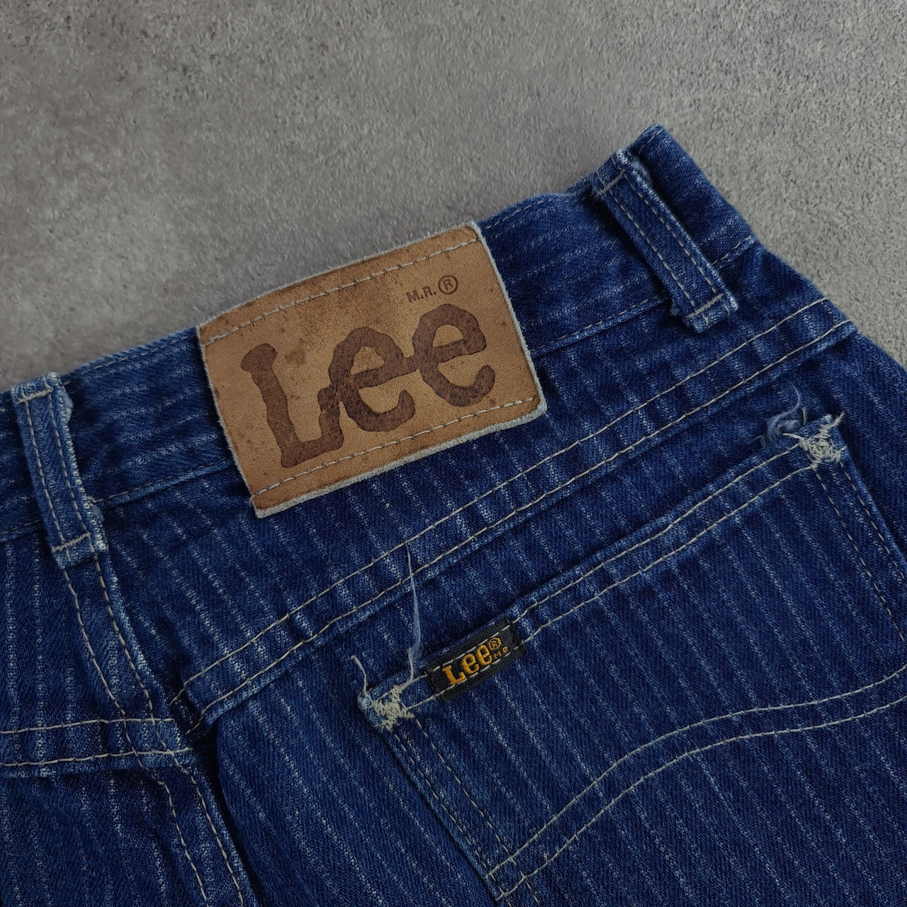 Vintage Lee Pin Stripe High Waist Jeans