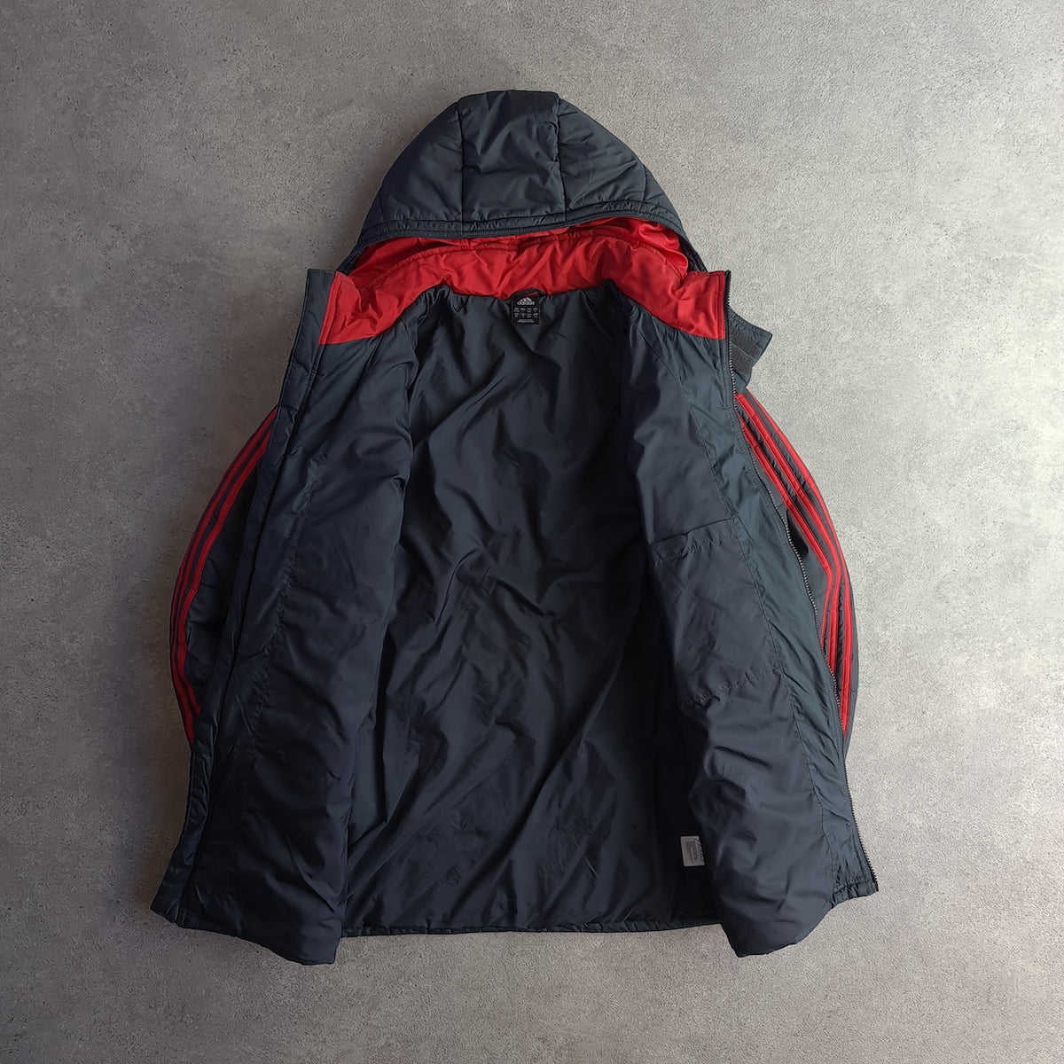 Y2K Adidas AC Milan UEFA Champions League Padded Jacket