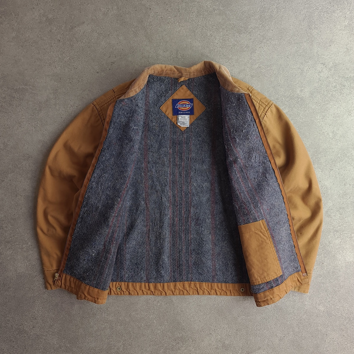 Dickies 7580 Distressed Blanket Lined Detroit Bomber Jacket