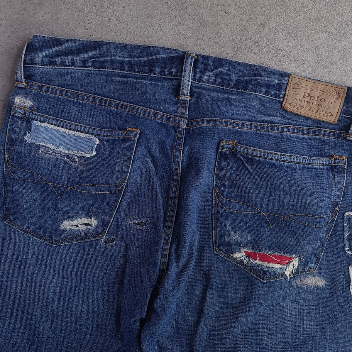 Polo Ralph Lauren Classic Fit Distressed Jeans