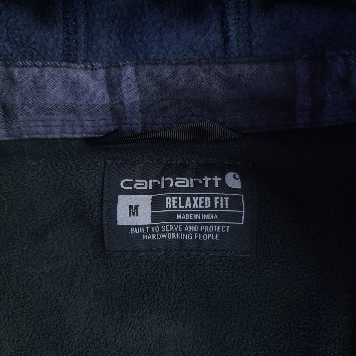 Carhartt Relaxed Fit Hooded Flannel Shirt Shacket