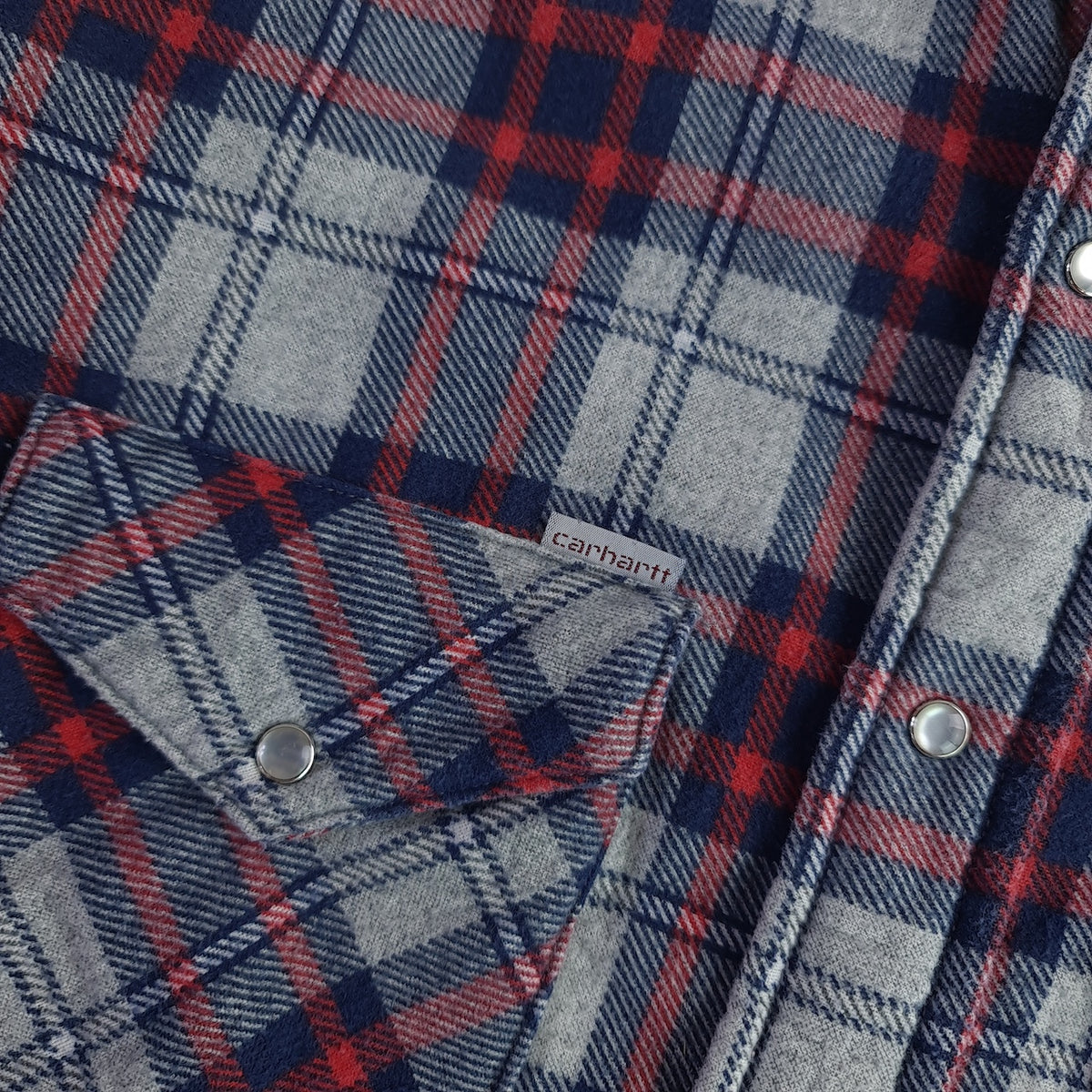 Vintage Carhartt Pearl Snap Flannel Shirt