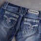 Y2K Rock Revival Sherry Bootcut Embroidered Jeans