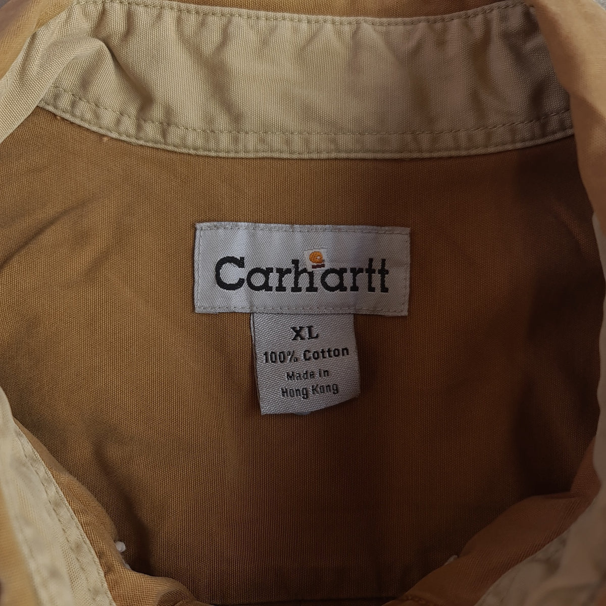 Y2K Carhartt S133 Canvas Tradesman Short Sleeve Shirt