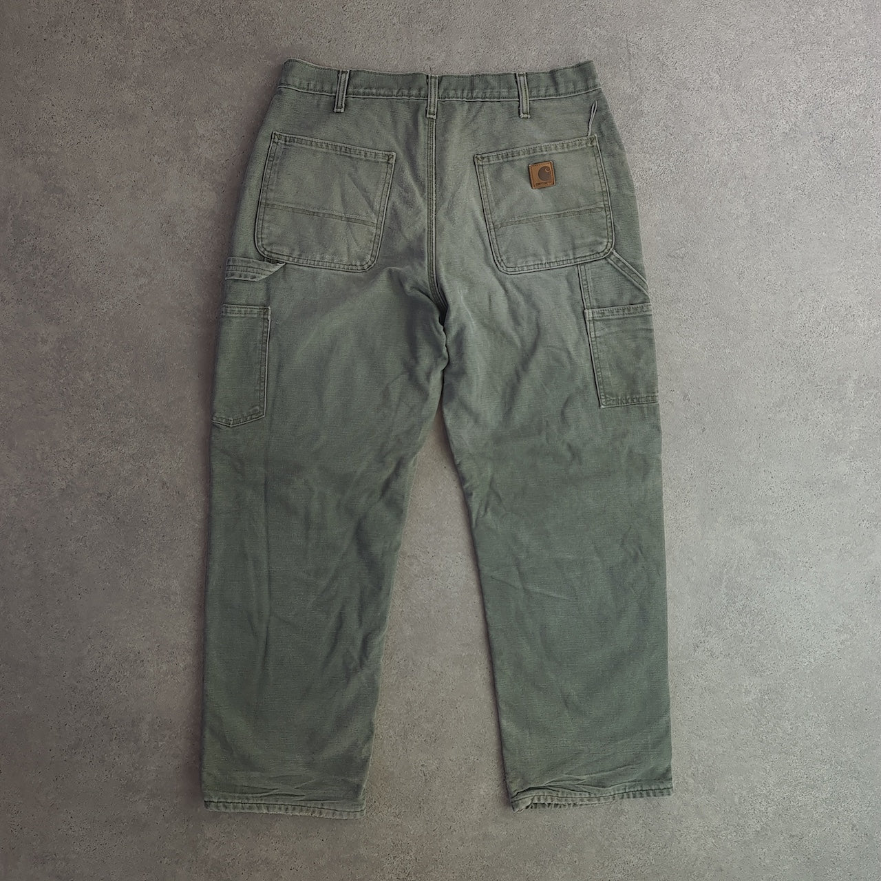 Carhartt Lined Distressed Carpenter Jeans