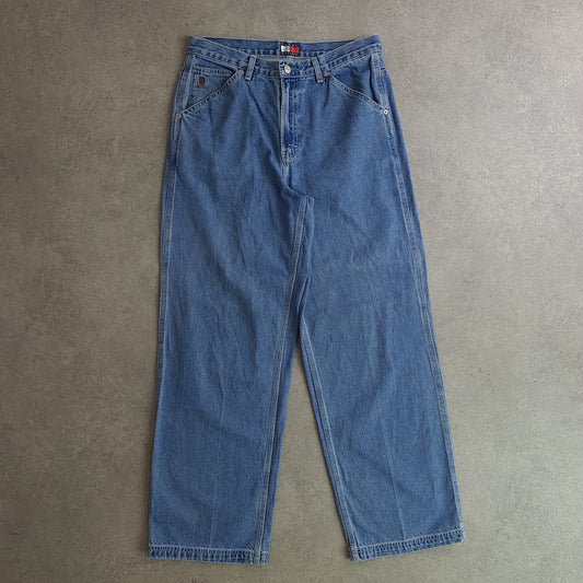 Vintage Tommy Hilfiger Rigid Cotton Baggy Jeans