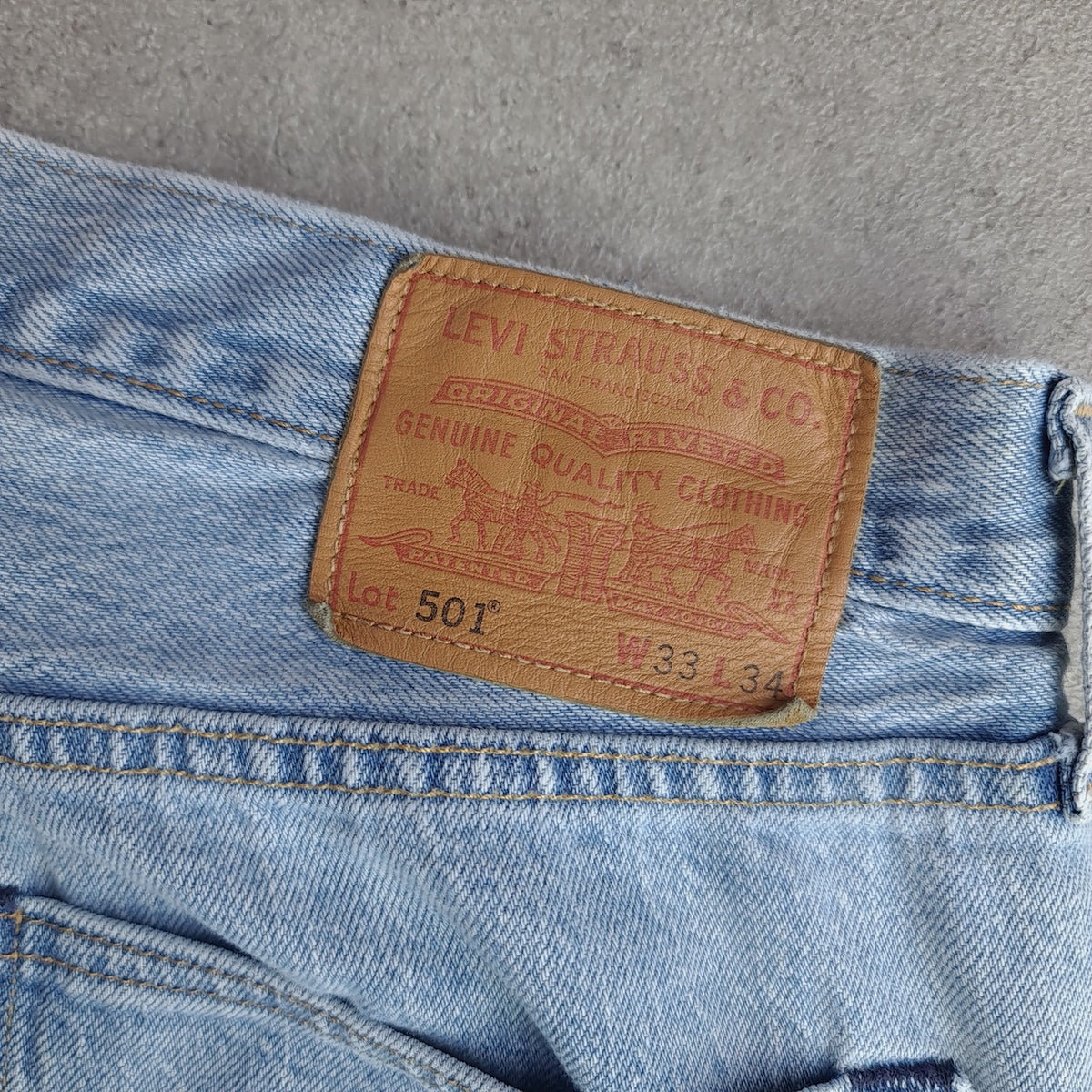 Levi's 501 Light Wash Jeans