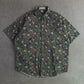 Vintage Columbia Short Sleeve Fishing Patterned Shirt