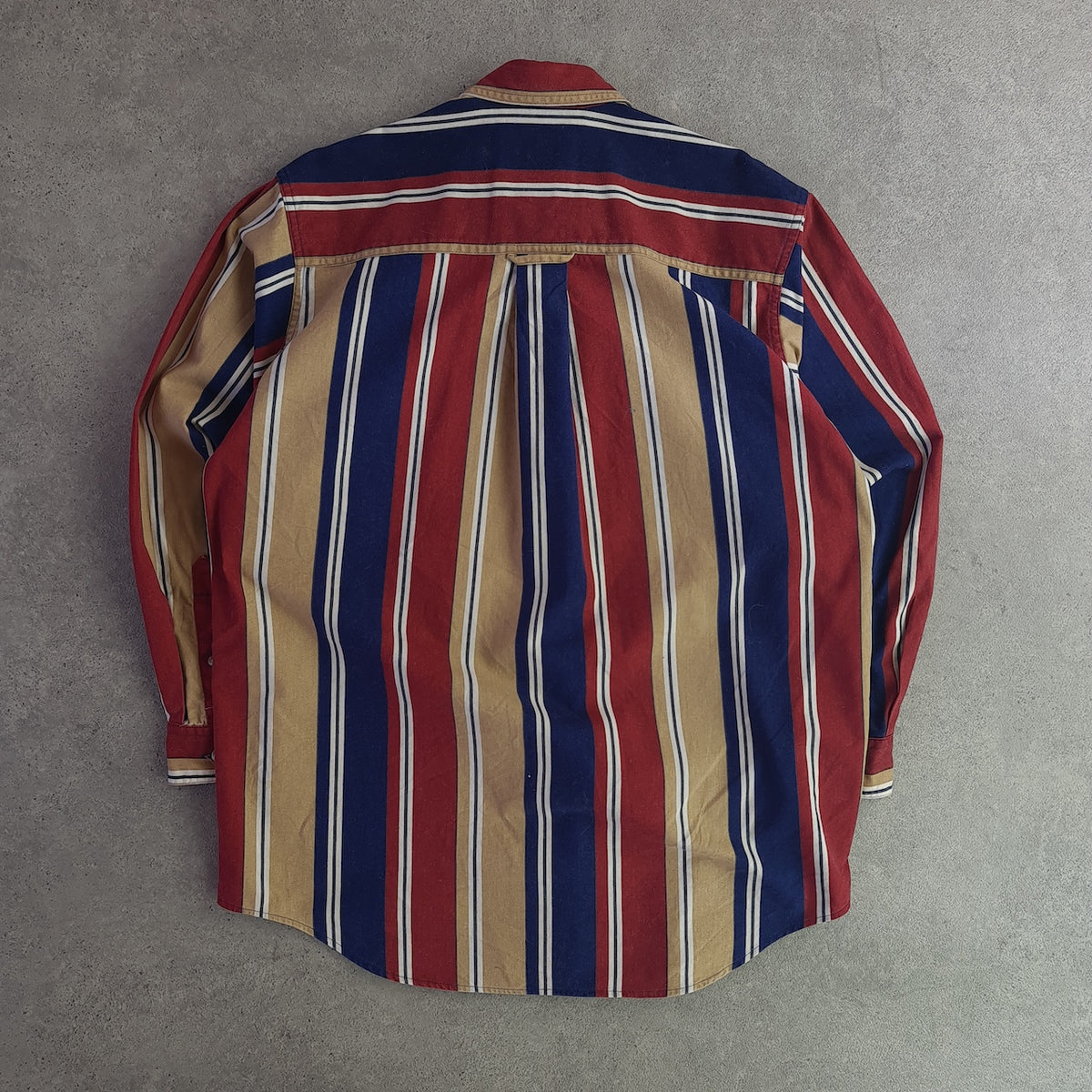 Vintage Eddie Bauer Elkhorn Canvas Striped Shirt