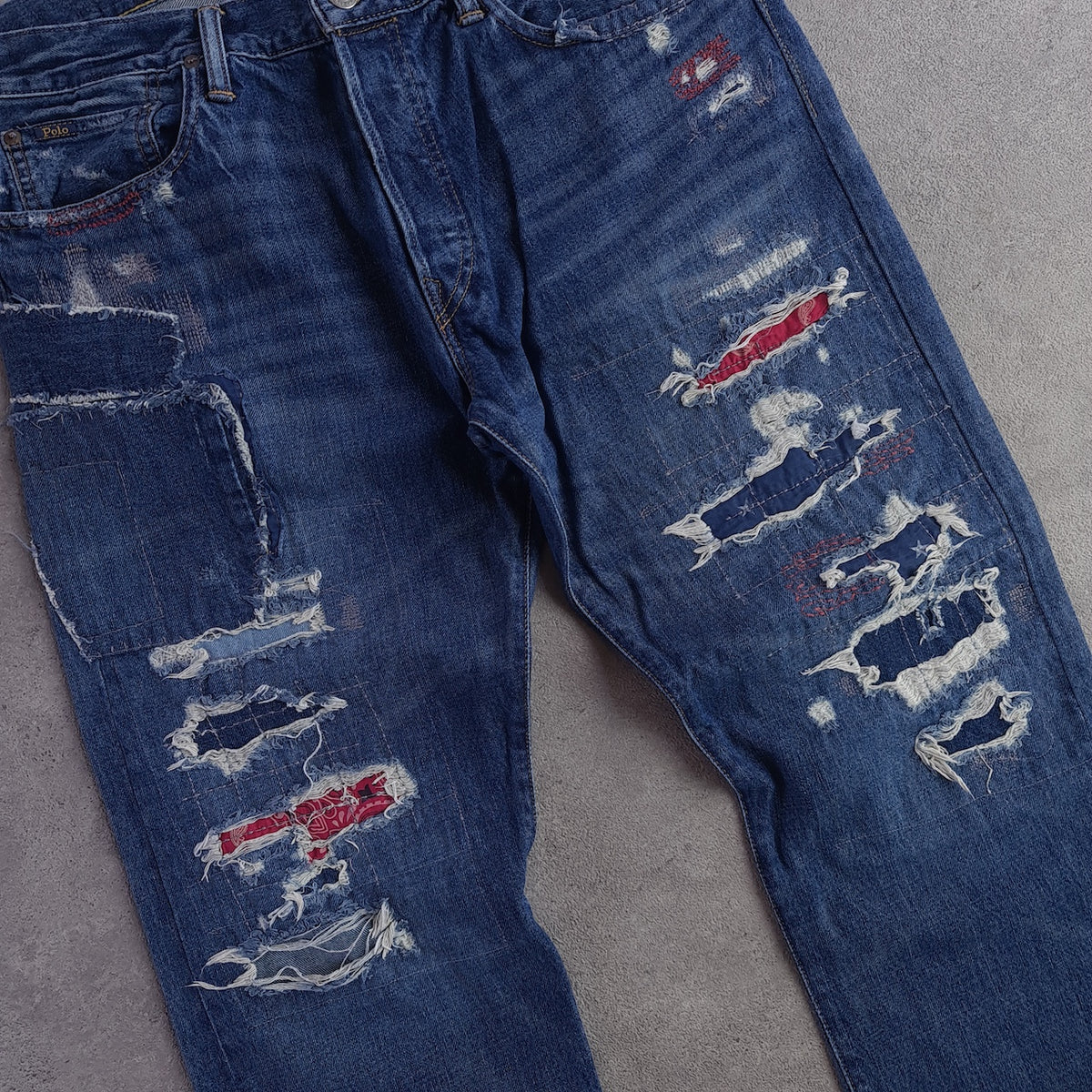 Polo Ralph Lauren Classic Fit Distressed Jeans