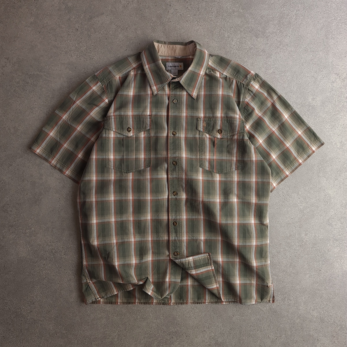 Carhartt Relaxed Fit Short Sleeve Plaid Shirt