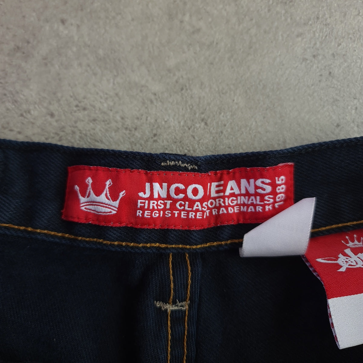 Vintage Y2K JNCO Red Label Embroidered Carpenter Denim Jorts