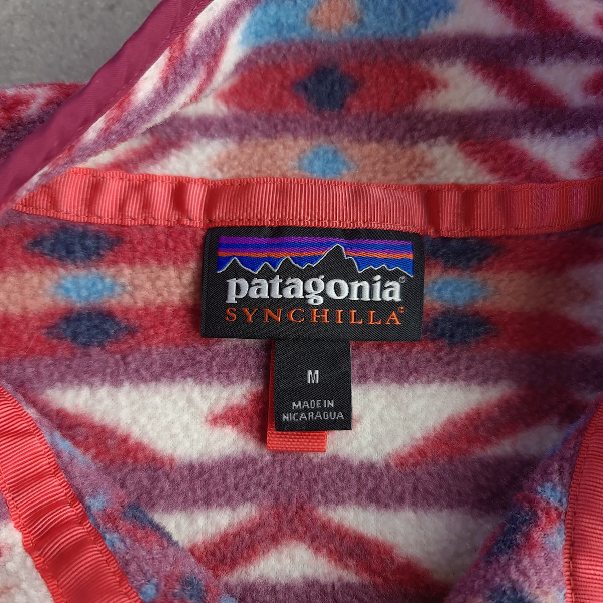 Patagonia Lightweight Patterned Synchilla Snap-T Fleece