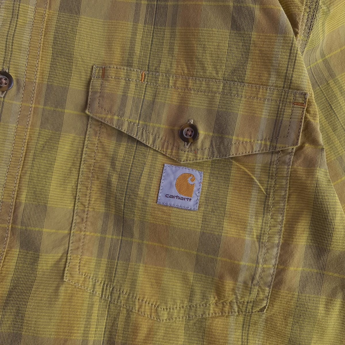 Carhartt Rugged Flex Relaxed Fit Short Sleeve Check Shirt