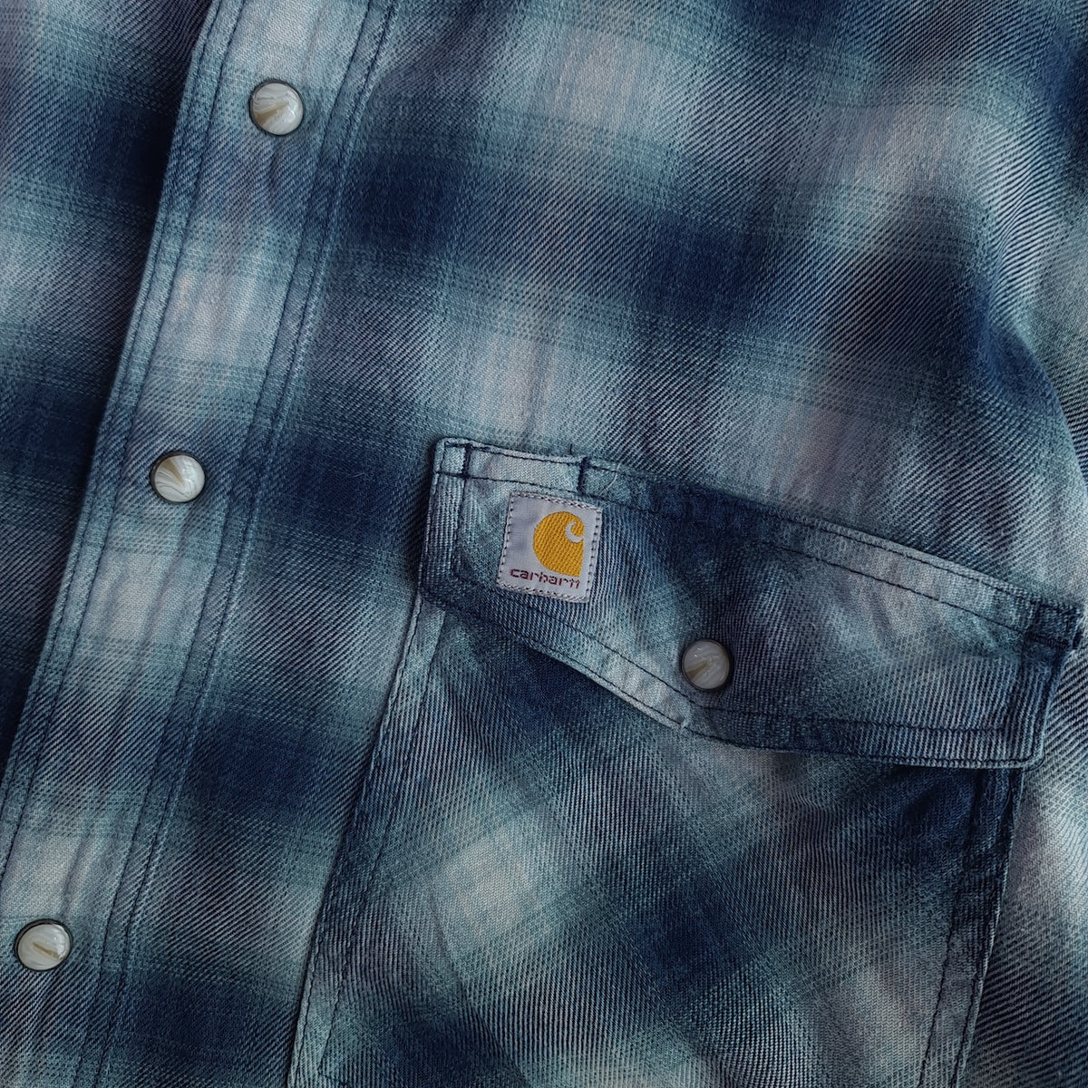Carhartt Relaxed Fit Pearl Snap Check Shirt
