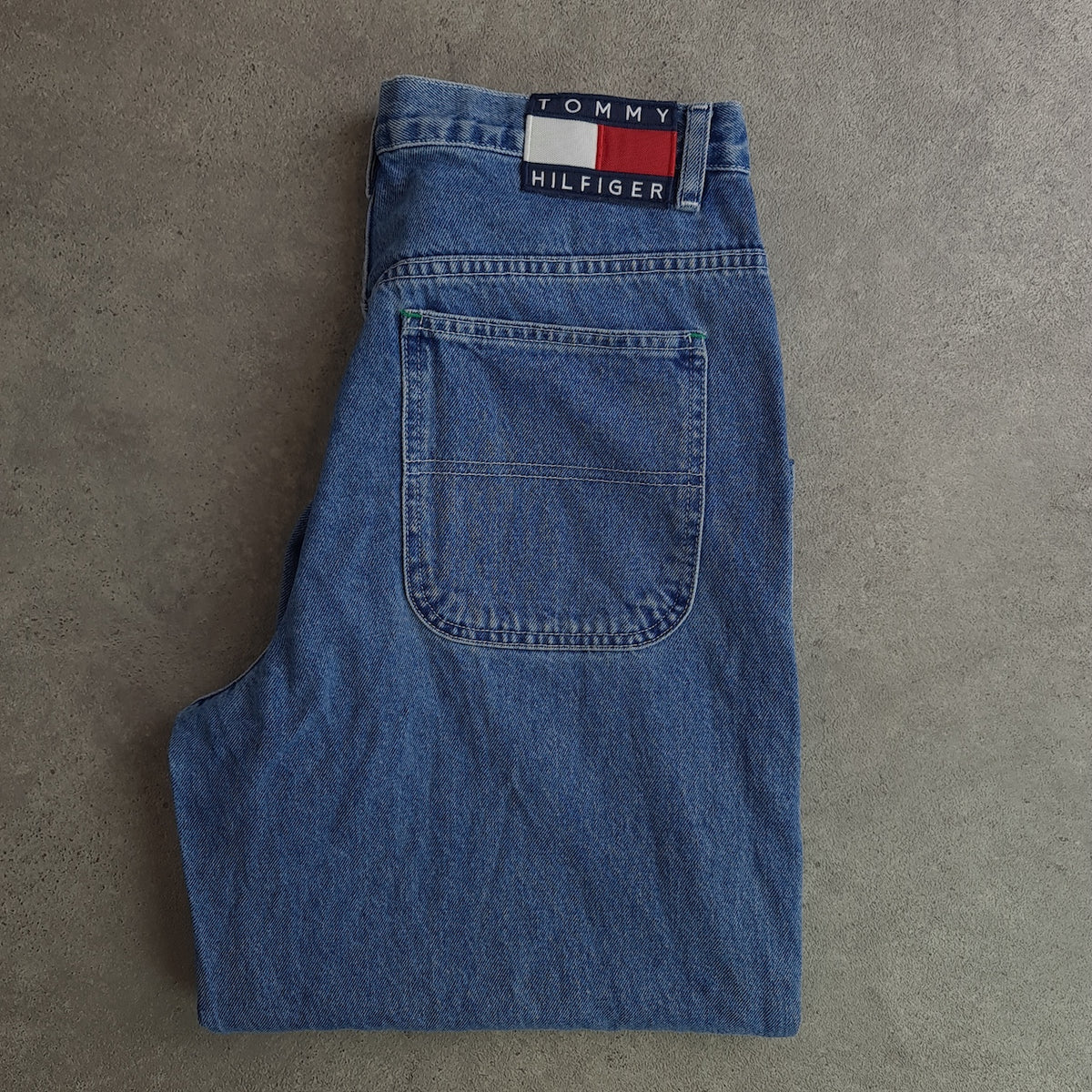 Vintage Tommy Hilfiger Rigid Cotton Baggy Jeans