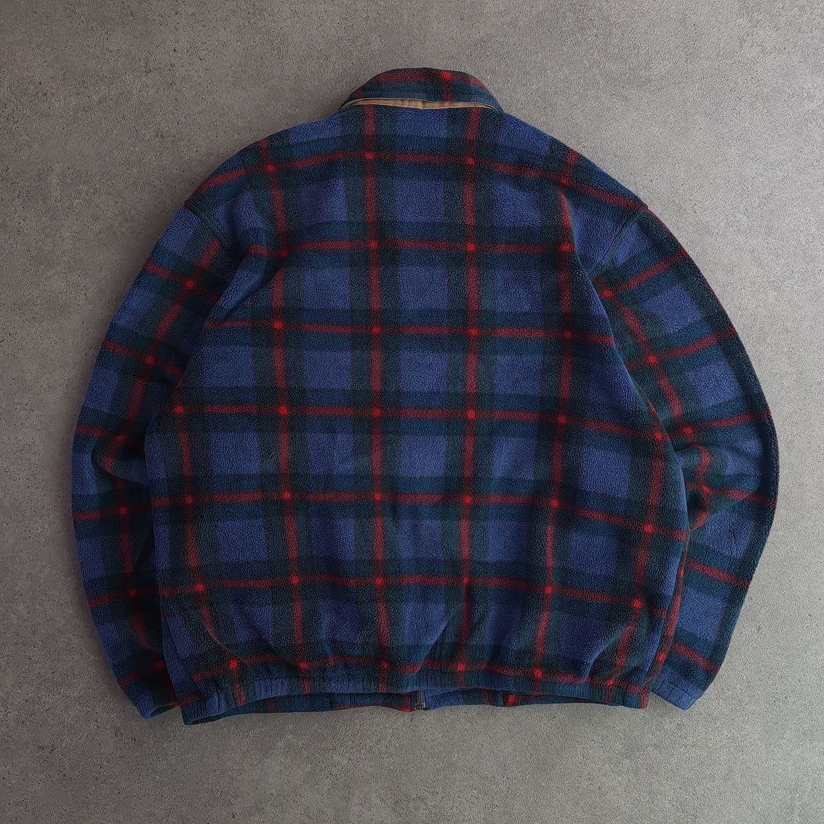 Vintage Ralph Lauren Check Harrington Polartec Fleece Jacket