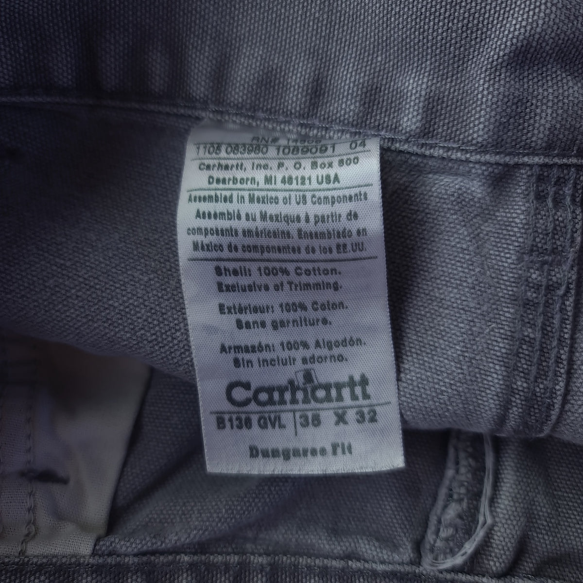 Carhartt Double Knee Dungaree Fit Carpenter Pants