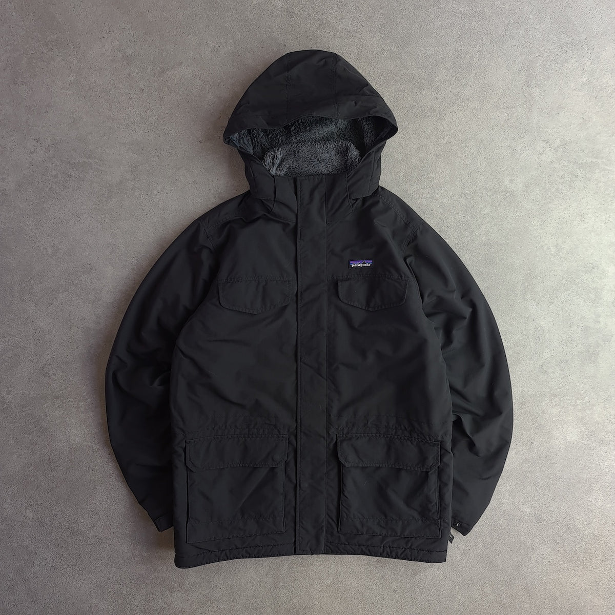 Patagonia Isthmus Fleece Lined Parka Hooded Coat