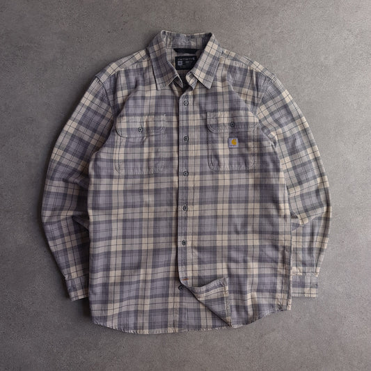 Carhartt Loose Fit Heavyweight Plaid Flannel Shirt