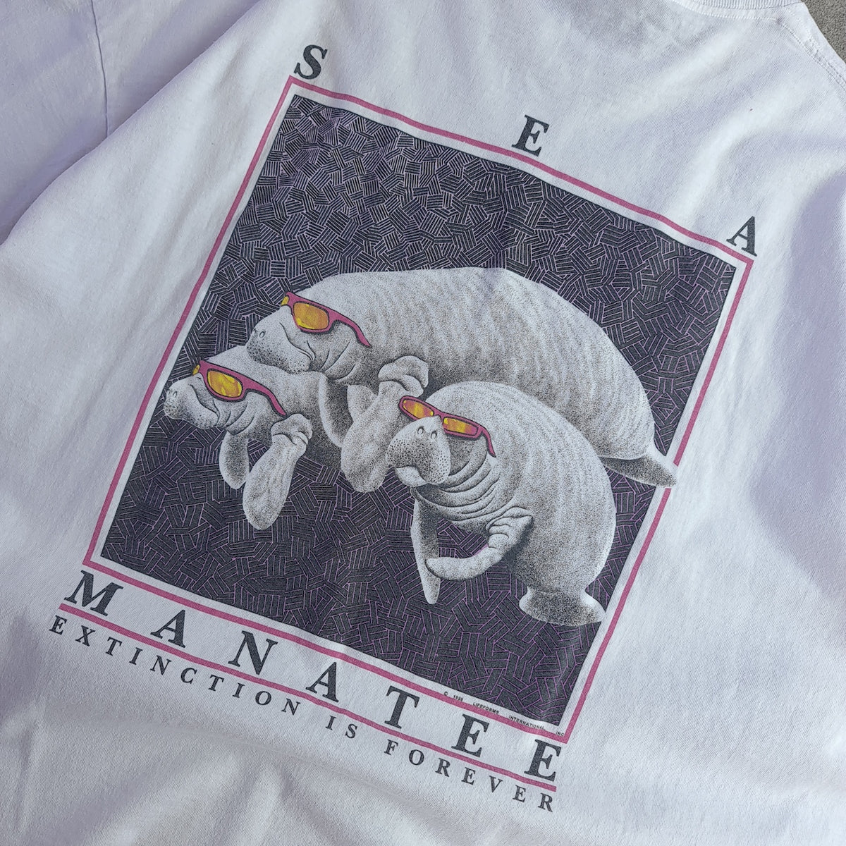 Vintage Sea Manatee Extinction Is Forever T-Shirt