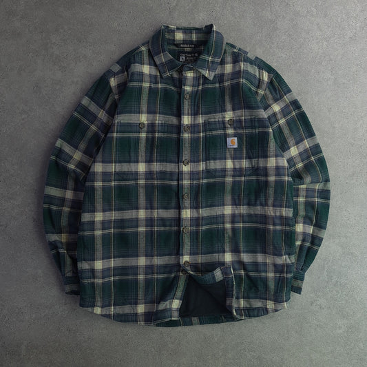 Carhartt Relaxed Fit Rugged Flex Flannel Shirt Shacket