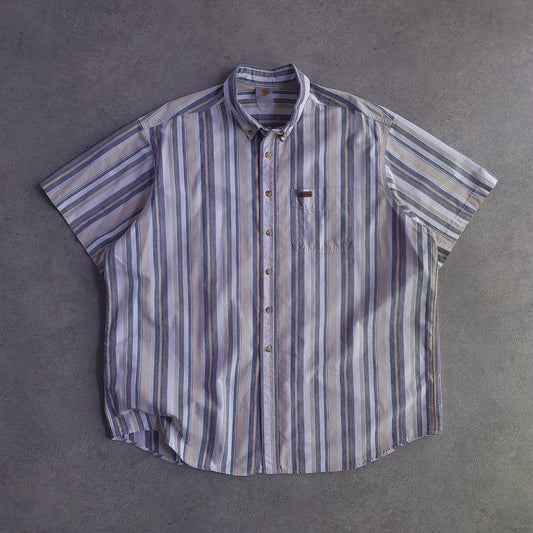 Vintage Carhartt Short Sleeve Striped Shirt